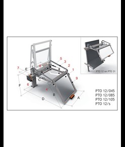 Riparo per il carrello del tornio parallelo